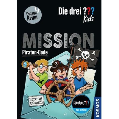 Die drei ??? Kids, Mission Piraten-Code, Taschenbuch von Nina Schiefelbein, Kosmos, 978-3-440-18257-4