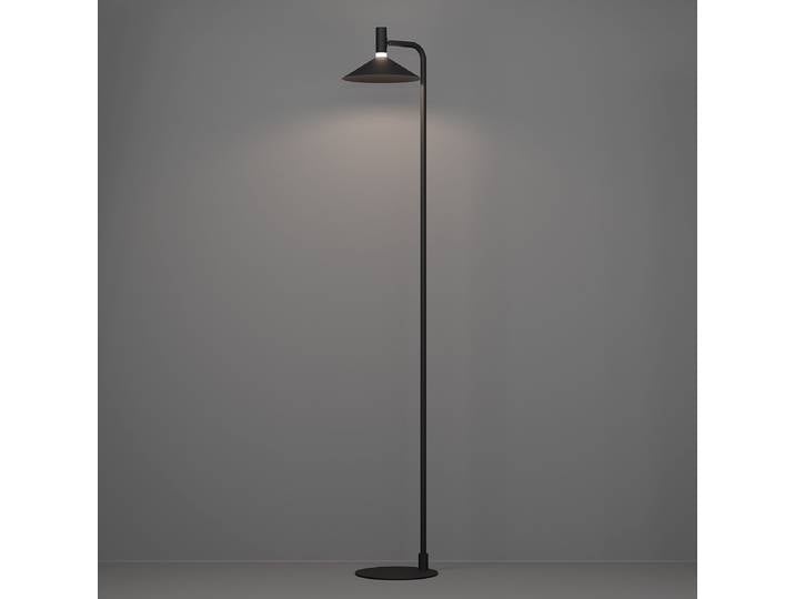Lampadaire LED 26 x 22 x 151cm Argenté Acier laqué Polycarbonate LED Module LED