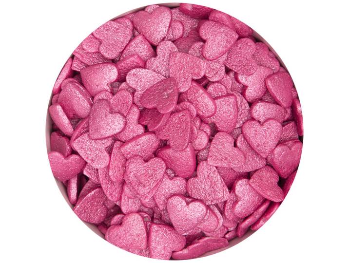 Städter essbarer Streudekor Herzen Purple