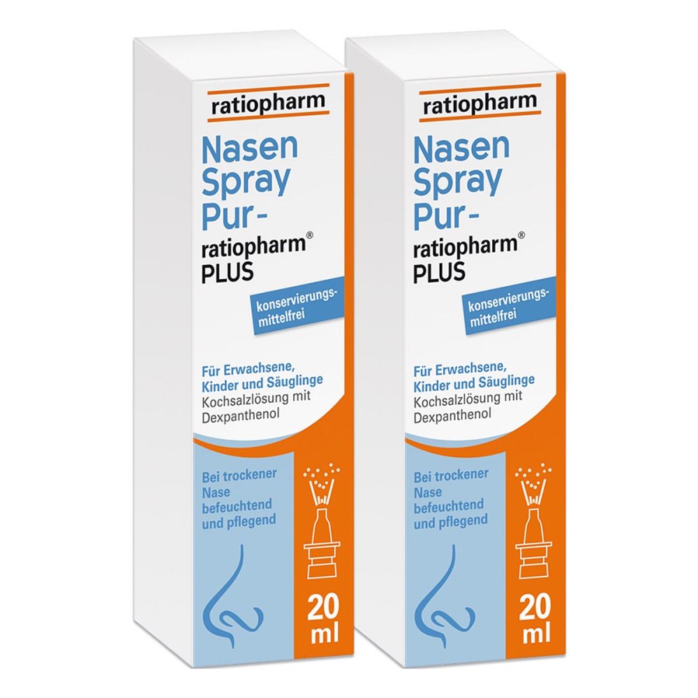 ratiopharm GmbH Nasenspray pur ratiopharm plus 08100792