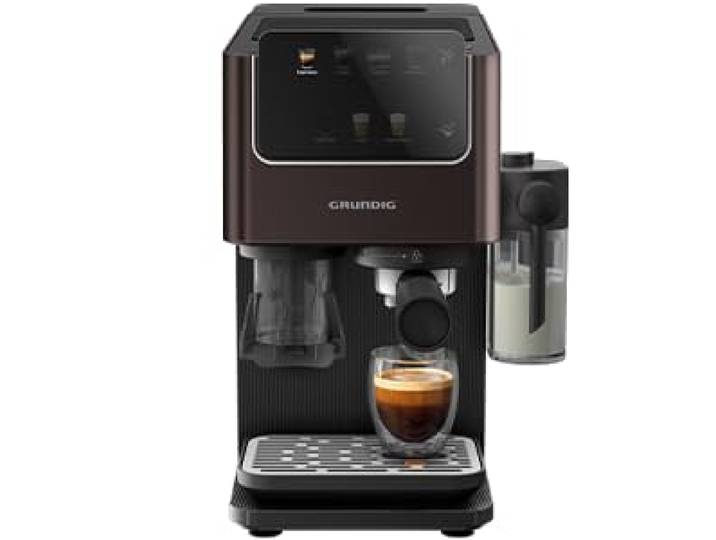 GRUNDIG KSM 8530 Siebträgermaschine, Mahlwerk, Milchsystem