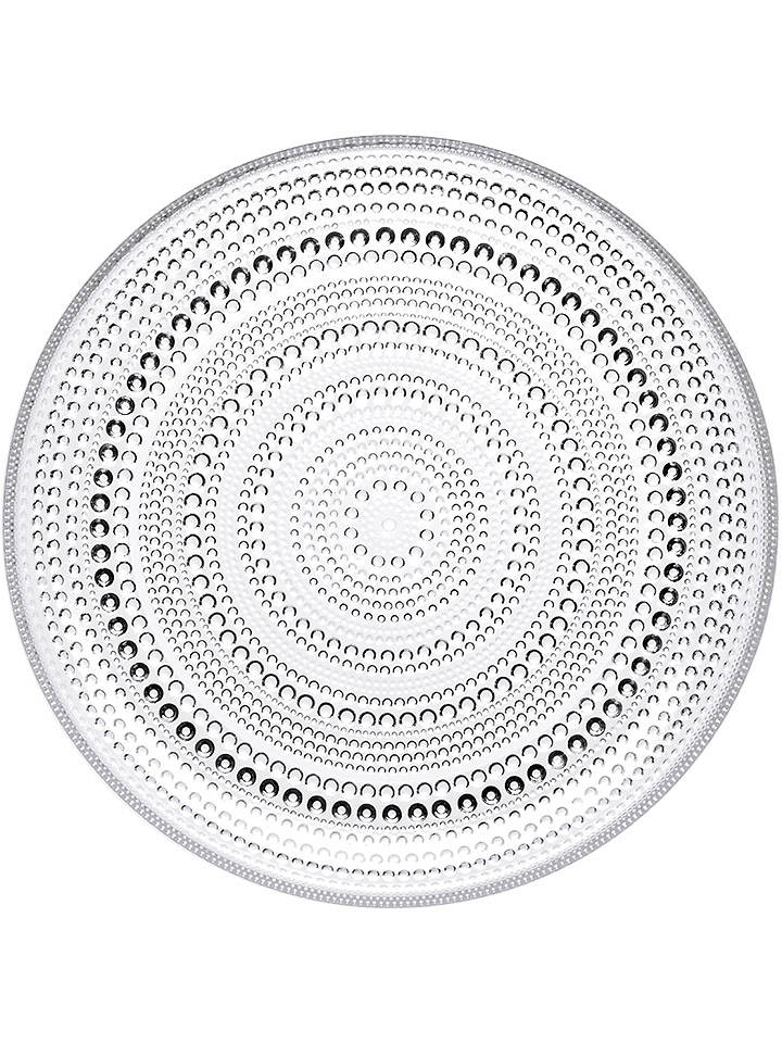 iittala Teller "Kastehelmi" in Transparent - Ø 24,8 cm - onesize