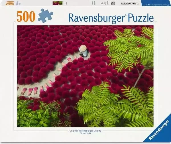 Ravensburger Puzzle Ein Meer aus Rot (500 Teile)