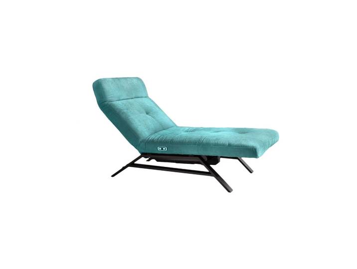 Kawola Liege MIT Motorischer Relaxfunktion Ameriva Smaragdgrün Velvet Relaxfunktion, Füllung: Schaumstoff, 80x110x158 cm, Gartenmöbel, Gartenliegen, Relaxliegen
