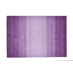 THEKO Teppich Wool Comfort Ombre 750 lila 190 x 290 cm