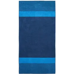 Dyckhoff Saunatuch XL Two-Tone Stripe 200 x 100 cm blau