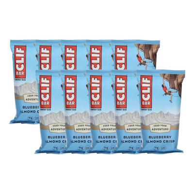 Clif Bar Energieriegel - Blueberry Almond Crisp, 68g 10er-Pack 10x68 g Riegel