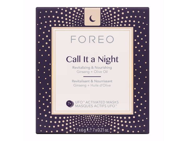 Foreo UFO™ Mask Call It a Night x 7 FOREO UFO Call It a Night – Gesichtsreinigungsgerät/Hautpflege – gelb / violett