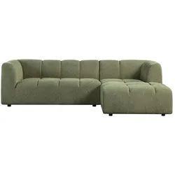 Ecksofa in moderner Bubble Optik Vilda ¦ grün ¦ Maße (cm): B: 247 H: 69 T: 147.0