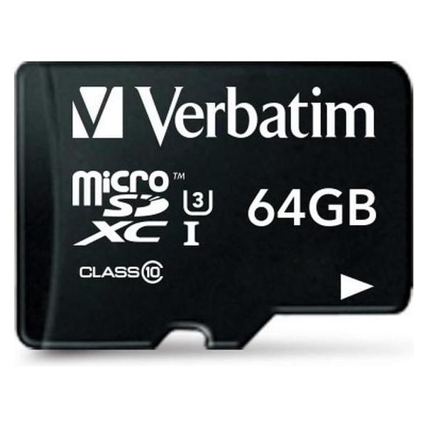 Verbatim Pro (64 GB, microSDXC, U3, UHS-I) (47042)