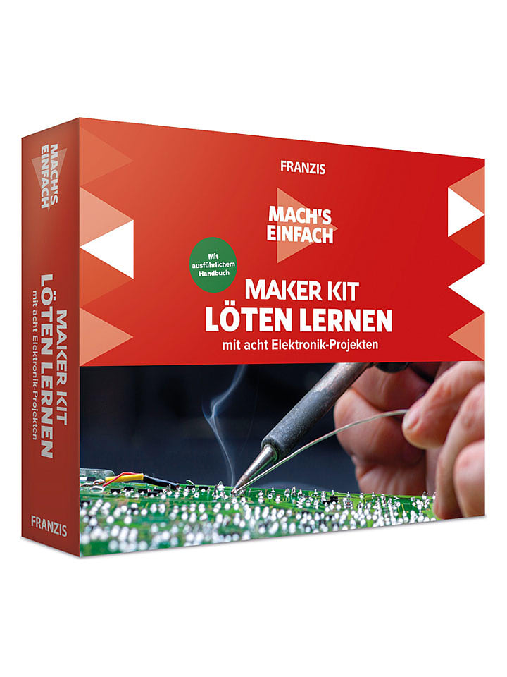 FRANZIS Maker Kit "Mach's einfach Maker Kit Löten lernen" - ab 14 Jahren - onesize