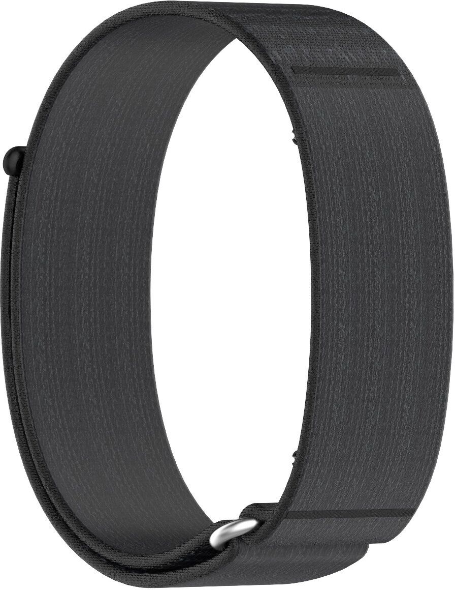 INF Schwarzes gestricktes Nylon-Ersatzarmband kompatibel mit Garmin CIRQA, 42 cm