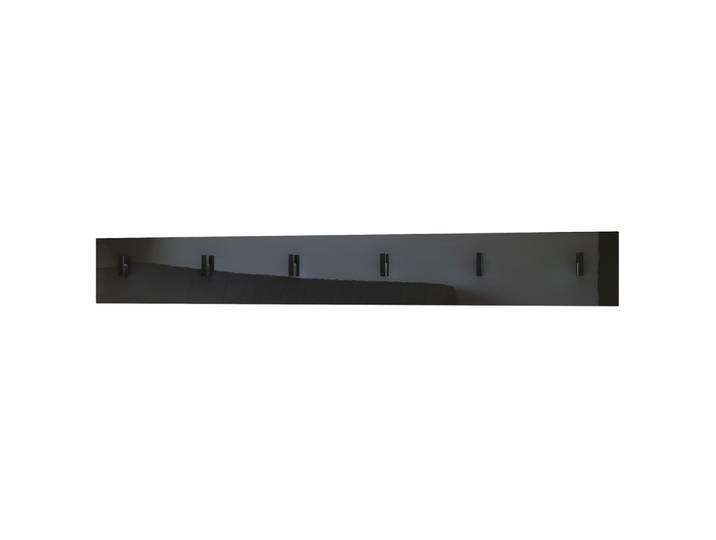 GARDEROBENPANEEL Linea Schwarz Hochglanz
