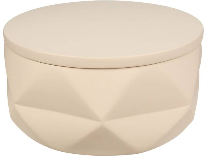 Wattedose Crackle Jar Sandbeige