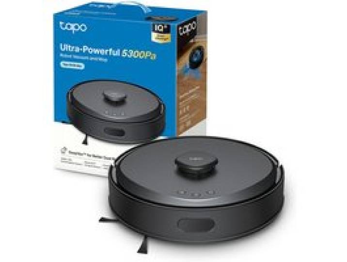 Robot aspirateur laveur - TP-LINK - Tapo RV30 Max - Hyper aspiration 5300 Pa - Navigation LiDAR - Autovaciado