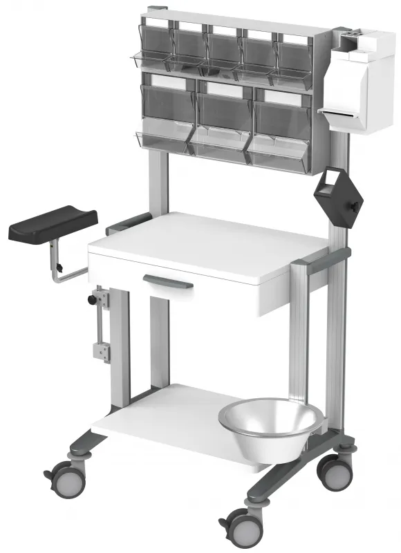 HAEBERLE GmbH + Co. KG Haeberle doppio Injektionswagen PicBox-Plus, Dekorstreifen grau 26361