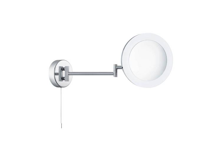 Bad-Wandleuchte IP44 Chromfarben