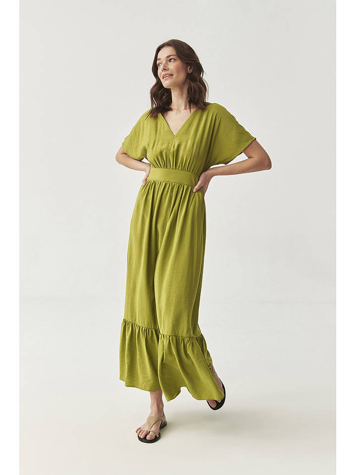 TATUUM Kleid in Oliv - 42
