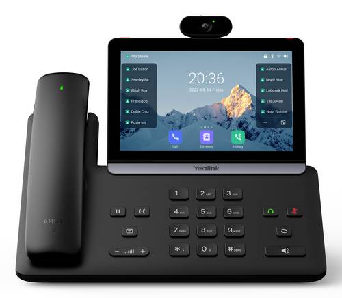Yealink SIP-T88V Pro Systemtelefon,VoIP Schwarz