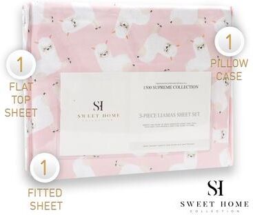 Llamas Sheet Set by Sweet Home Collection - Multi