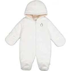 Feetje Plüschoverall mit Kapuze Pinguin, natur, 62