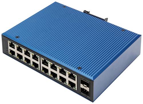 Digitus DN-651138 DN-651138 Industrial Ethernet Switch 16 + 2 Port 10 / 100 / 1000MBit/s