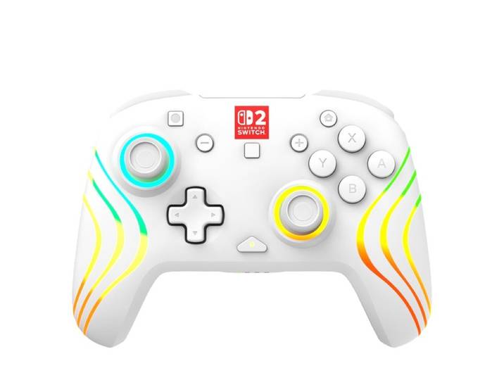 Manette sans fil AFTERGLOW WAVE pour Switch 2 - Blanc (NINTENDO SWITCH 2)