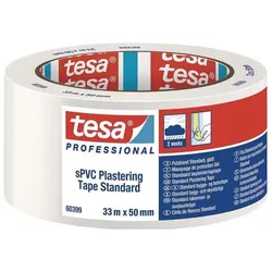 6x tesa, Klebeband, sPVC Putzband STANDARD (50 mm)