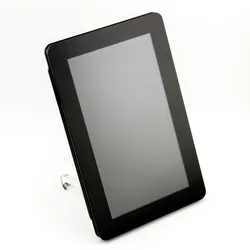 Pibow Frame für Raspberry Pi Touch Display 2, Schutzrahmen, 2 Standfüße, Noir Black