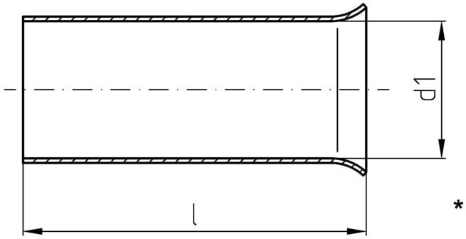 Intercable Manchon de câble ICAE7025 70 mm² étamé (180042)