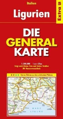 Die Generalkarte Italien Extra 5 Ligurien 1:200.000 - Preis vom 09.10.2026 07:28:09 h