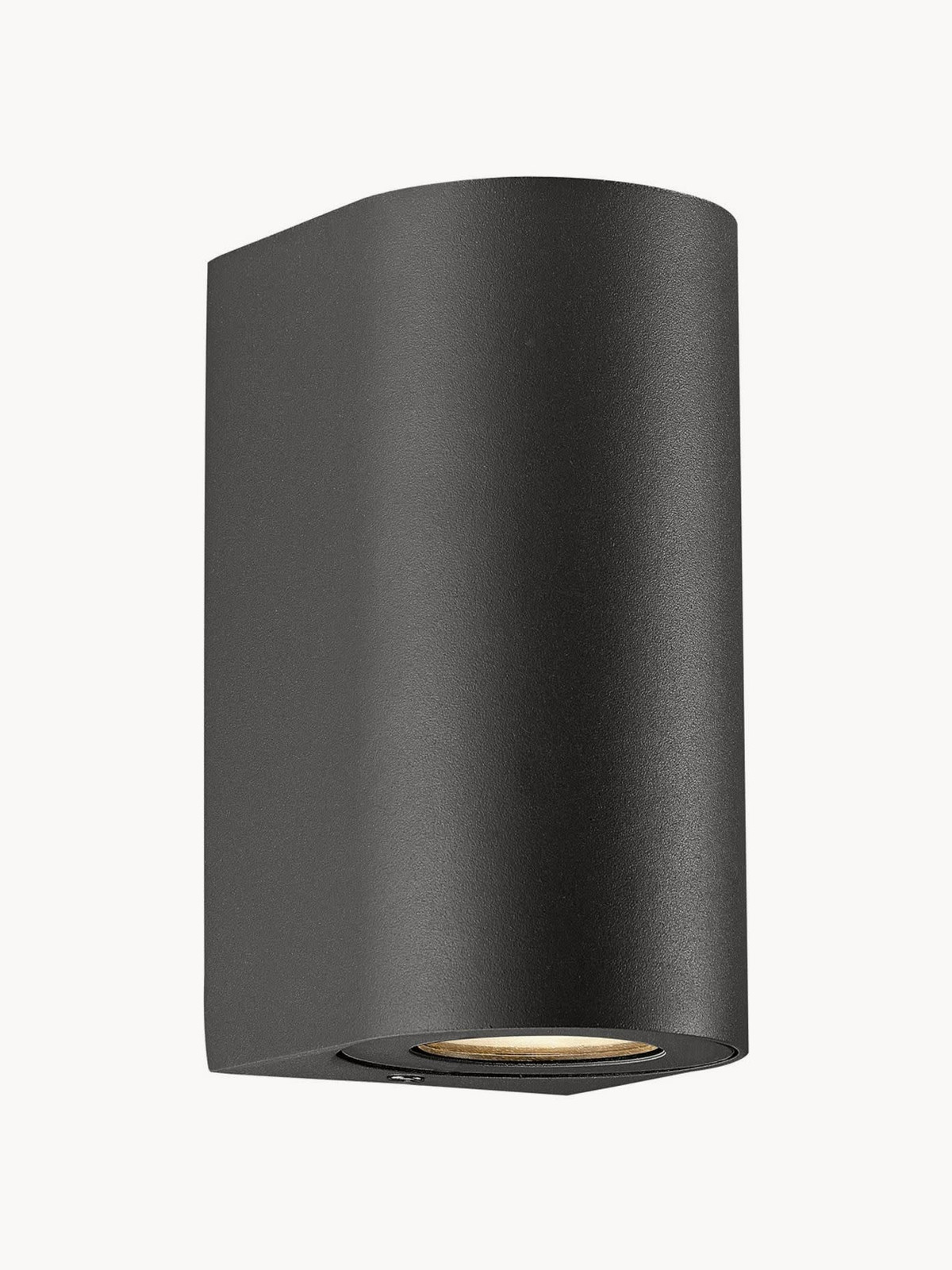 Nordlux Canto Maxi 2 Wandlamp zwart Aluminium IP44 dimbaar