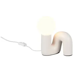 Reality Tischleuchte Quinn Keramik Warm Grey
