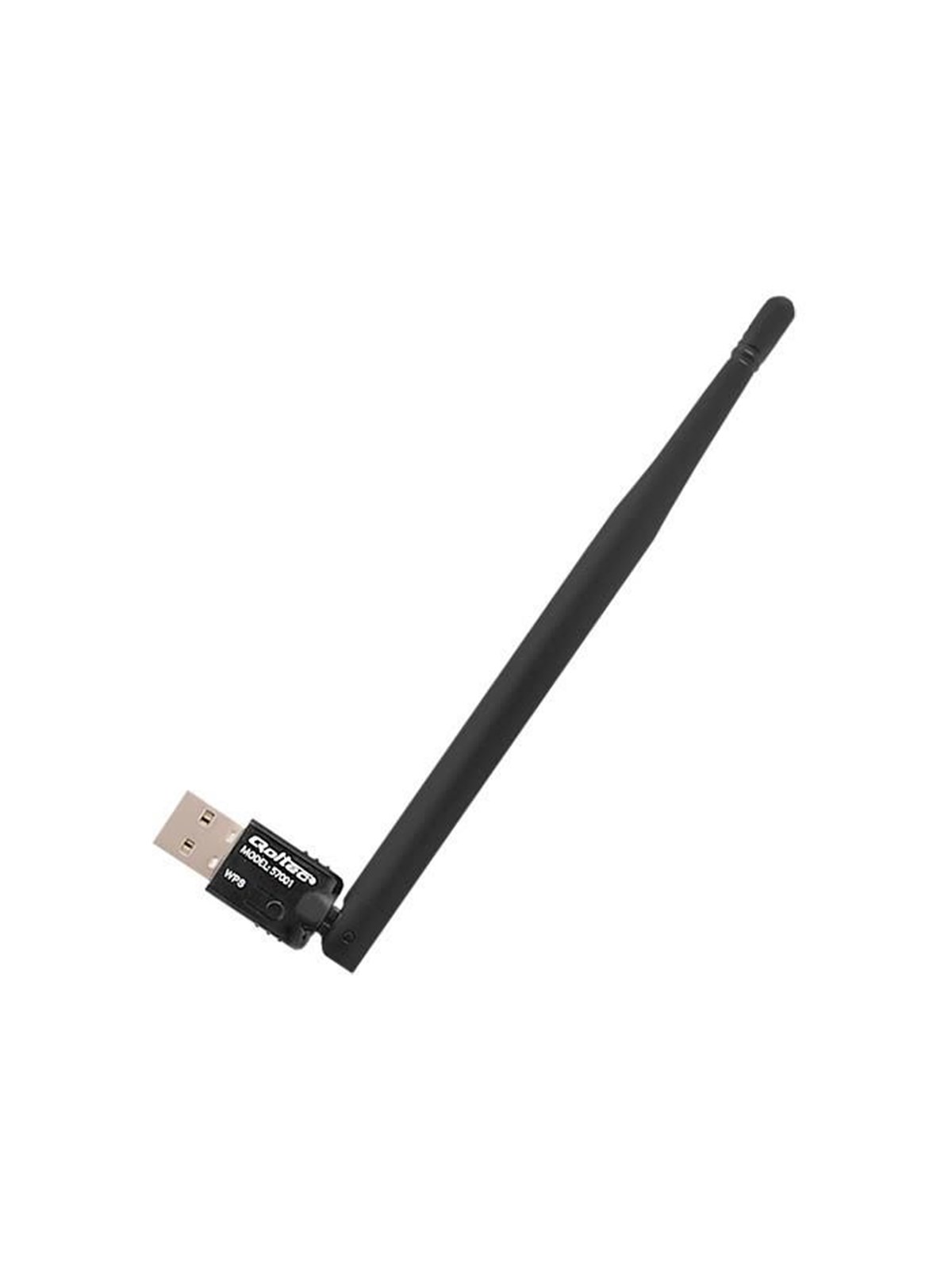 Qoltec 57001 USB 2.0 Wi-Fi Netzwerkadapter - 802.11b/g/n 150 Mbit/s - 2.4 GHz - Schwarz