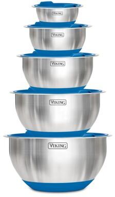 Viking 10pc Stainless Steel Mixing Bowl Set