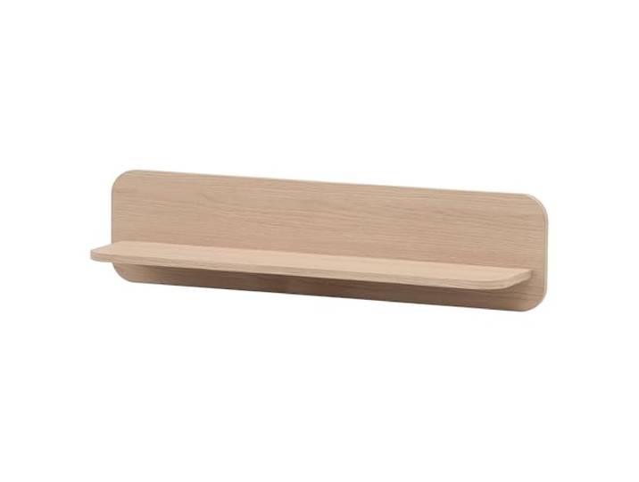 Lomadox Wohnzimmer Wandregal mit 90 cm Breite in Eiche, 1 Ablageboden, Regal, Bücherregal, Ablage, Wandboard, Wohnzimmerregal, Dekoregal, Ablage, Regalbrett, Holz