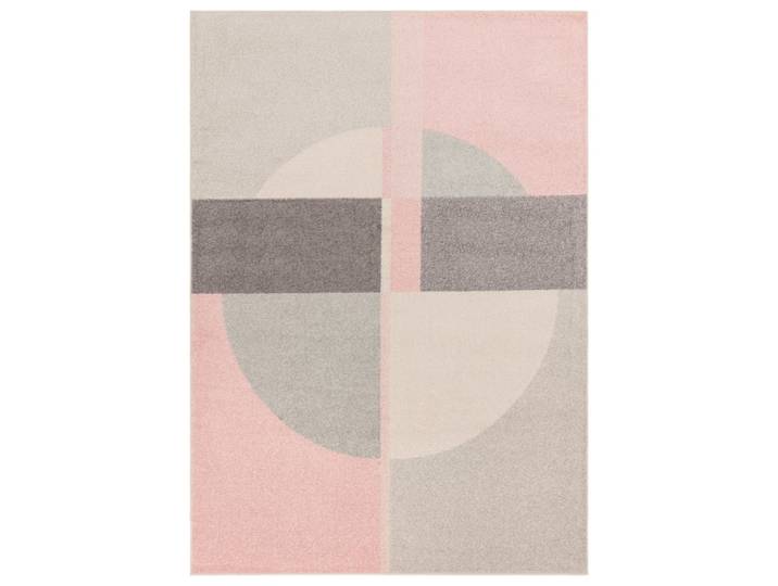 Tapis design tissé plat rose 120x170 cm