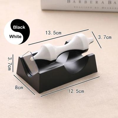 ilyeco Magnetic Levitator Perpetual Motion Magnetic Levitating Rotating Educational Toy, No Battery Needed Science Decor black And White