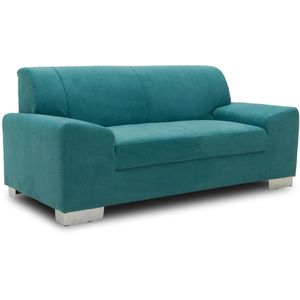 DOMO-Collection Sofa Alisson, 2-Sitzer, Stoff, türkis