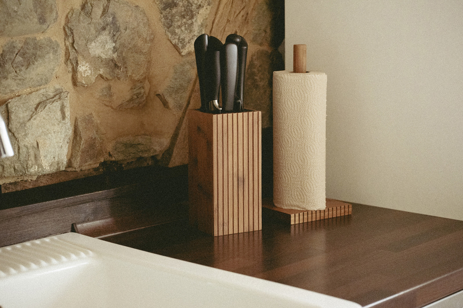 home24 Messenblok Mera Bruin Hout