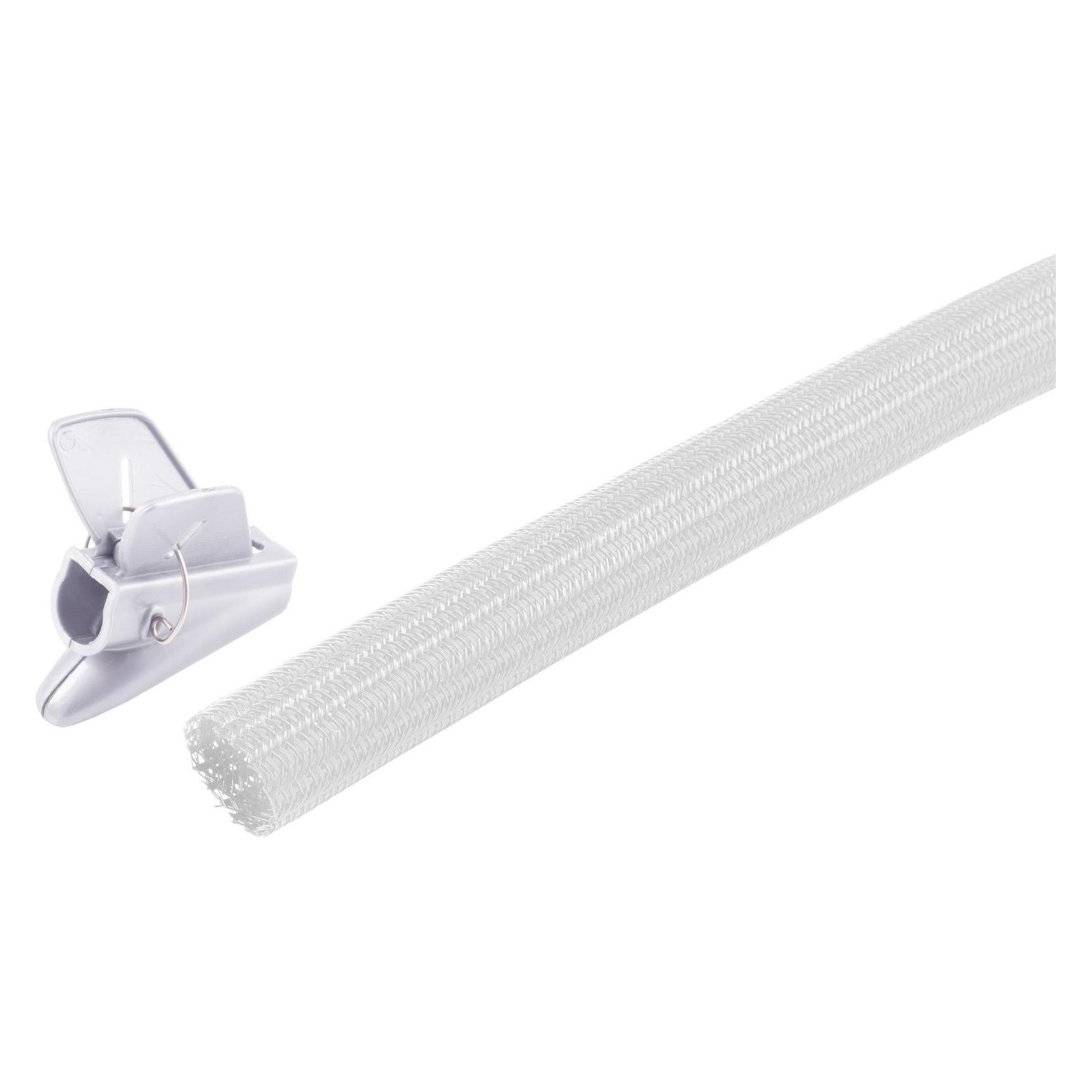 Shiverpeaks --Flexibler Kabelkanal Set, 19mm, weiss, 3,75m (BS18-35376) (Kabelkanal, 375 cm) (BS18-35376)