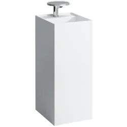 LAUFEN Kartell Waschtisch 8113310008151 weiß, 375x435x900mm, freistehend, ohne Überl., 2 Hanhl.