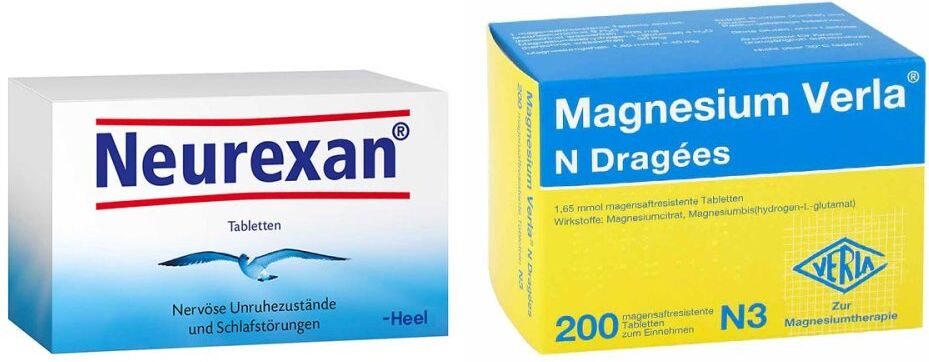 Magnesium Verla N Dragees + Neurexan Tabletten 200 + 100stk