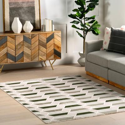 Nuloom Fressia Modern High-Low Geometric Area Rug