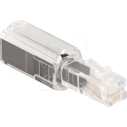 DELOCK 88168 - Verdrehschutz für Telefonkabel, RJ10 Stecker / Buchse, schwarz