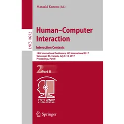 Human-Computer Interaction. Interaction Contexts, Fachbücher von Masaaki Kurosu