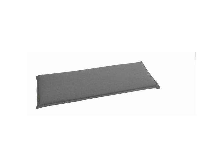 Bankauflage, Anthrazit, Uni, Füllung: Schaumstoff, Vlies, 115x6x48 cm, Gartenmöbel, Gartenpolster & Auflagen, Bankauflagen
