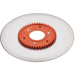 Ritter Ersatzmesser 554.184 gezahnt, Zubehör Mixen + Schneiden, Orange, Silber