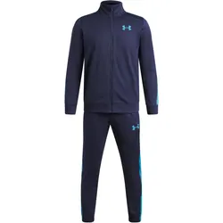 UNDER ARMOUR Knit Trainingsanzug Jungen 411 - midnight navy/ether blue/ether blue L (149-160 cm)