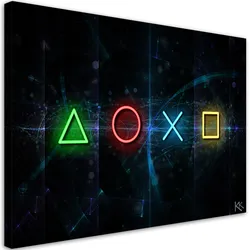 WANDBILD für gamers spielkonsole controller